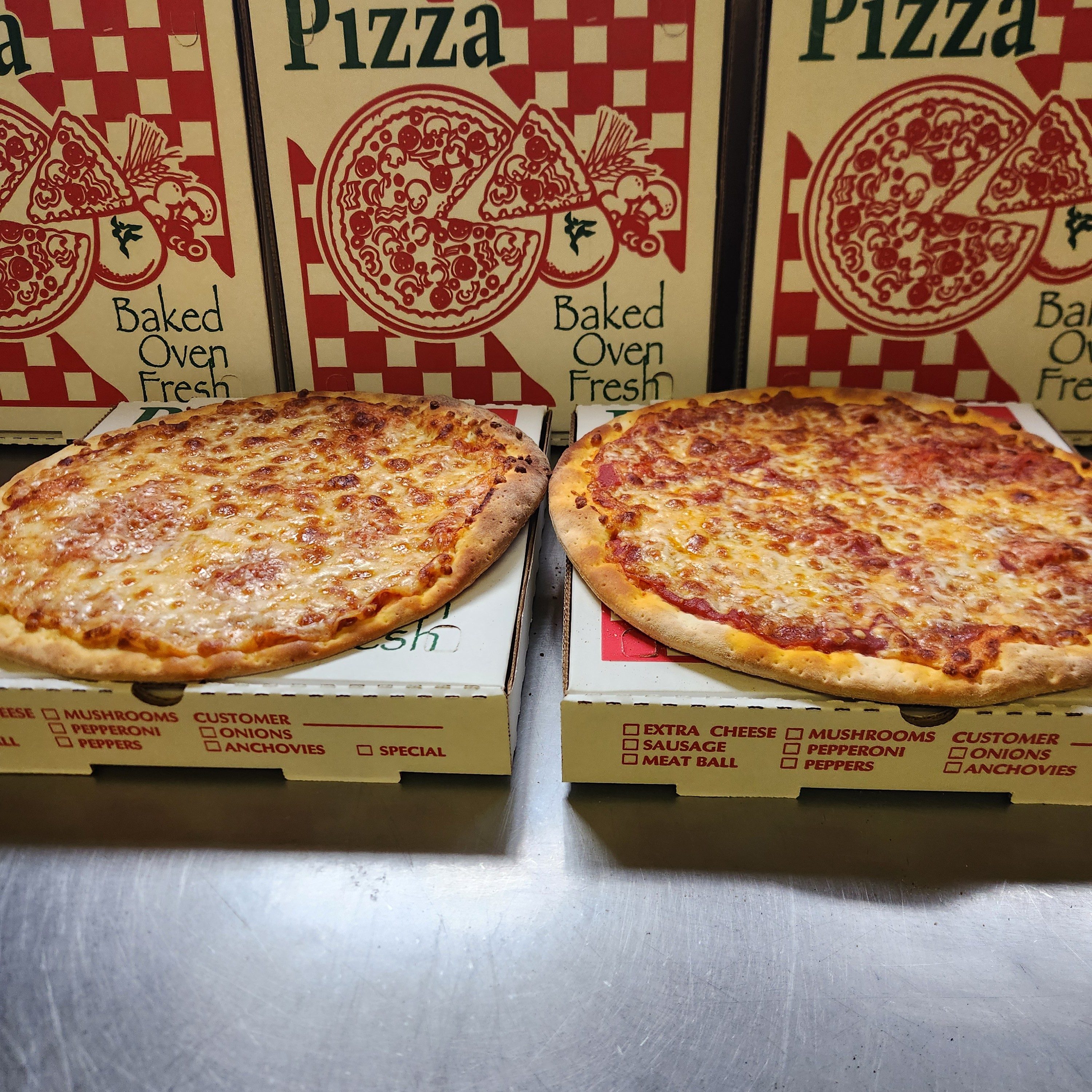 BUY 14 INCH THIN CRUST get 2nd 14 INCH THIN CRUST 1/2 off.
