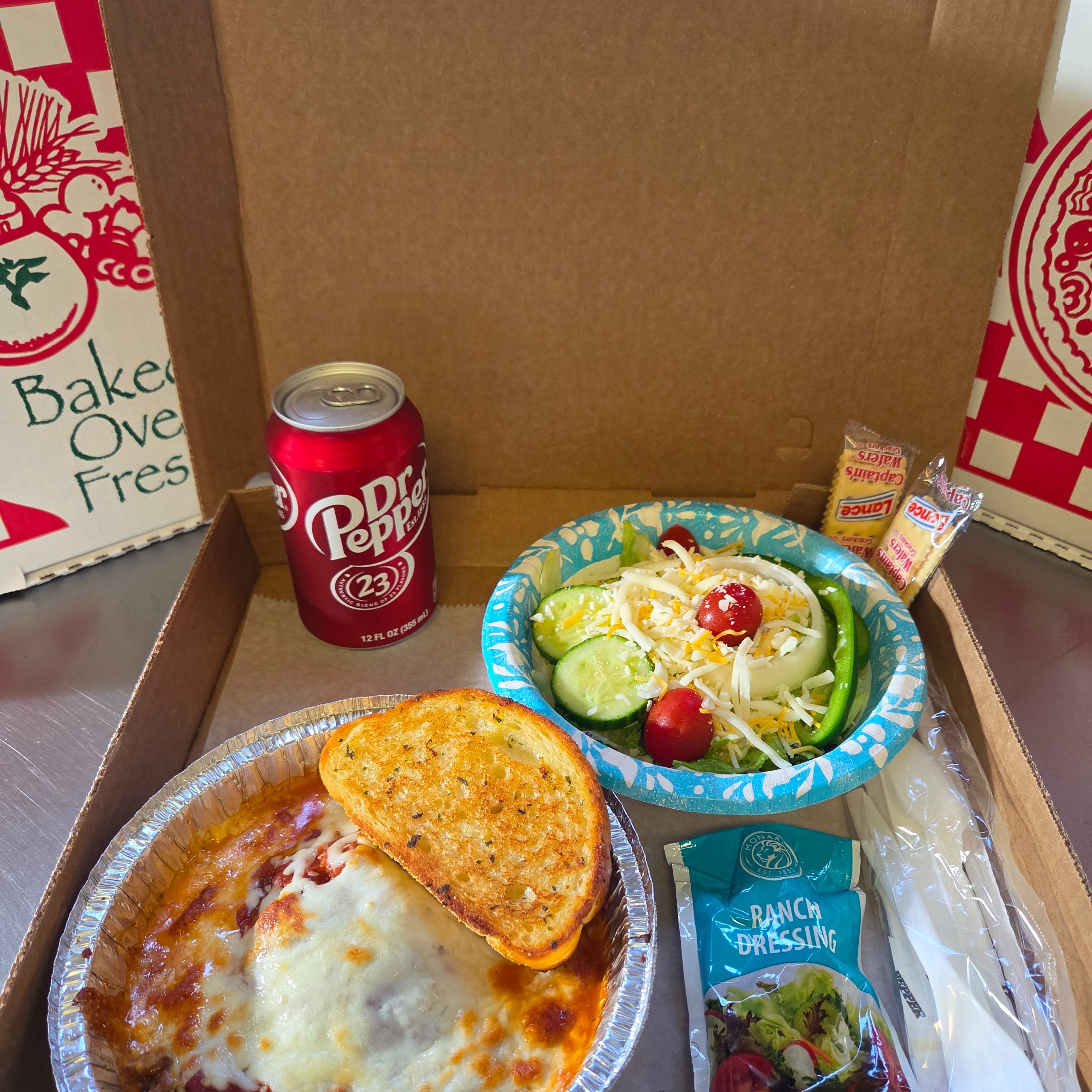 Lunch Dinner Box Lasagna.