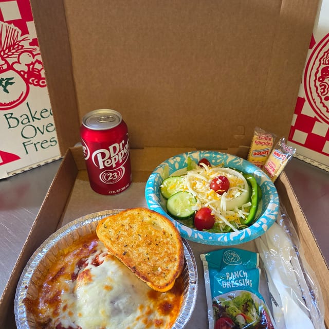 Lunch Dinner Box Lasagna.