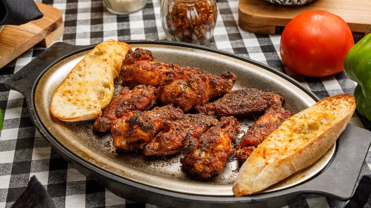 Chicken Wing Dinner.