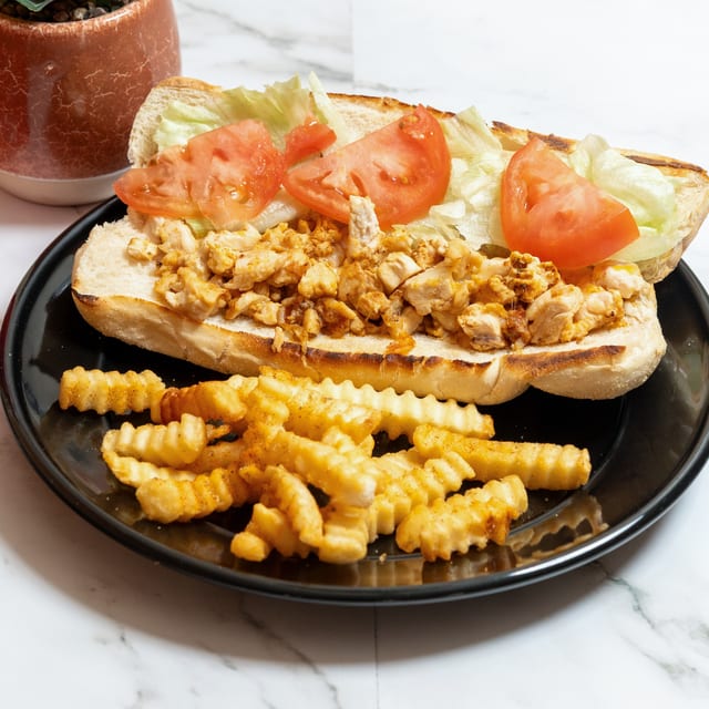 Chicken & Cheese Sub Combo.